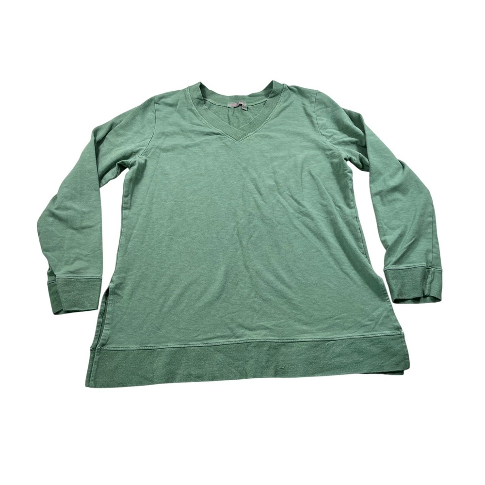 Fresh Produce XL Sage Green French Terry Sweatshirt Lightweight Pullover USA